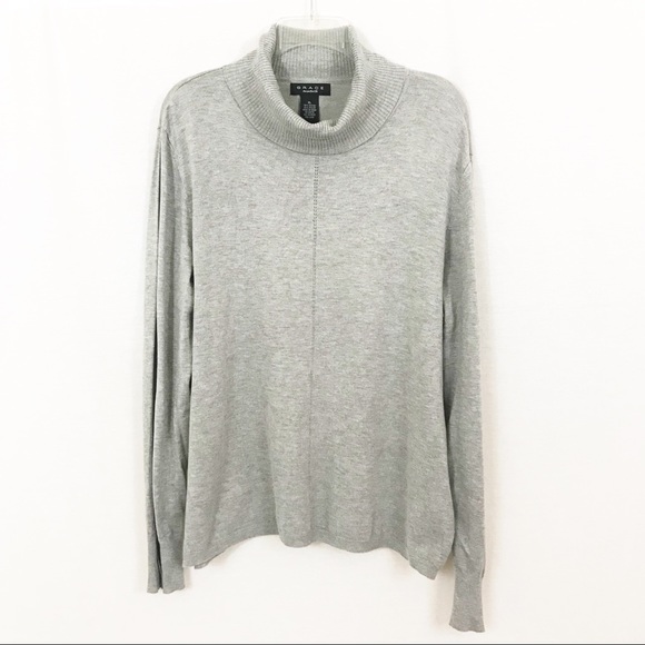 Grey Turtleneck Sweater - Picture 1 of 2